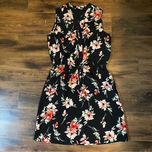 Floral sleeveless dress size small